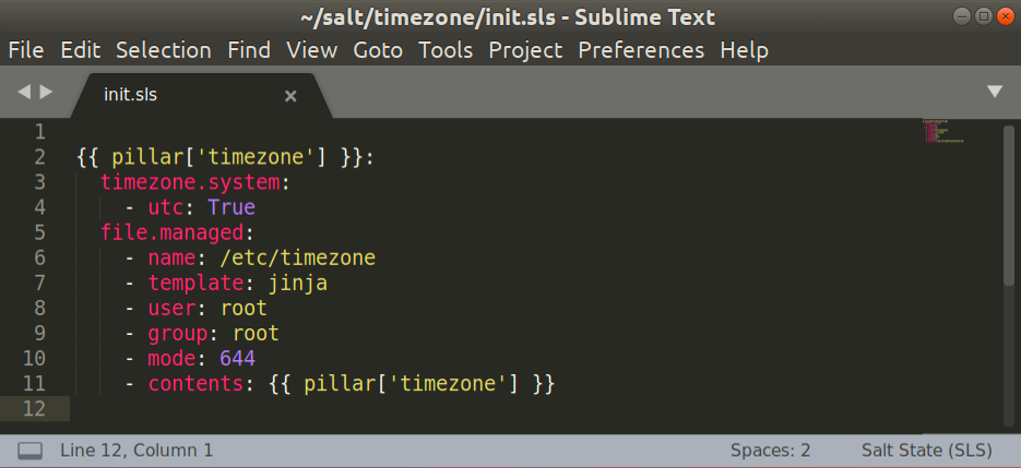 SaltStack plugin for Sublime Text